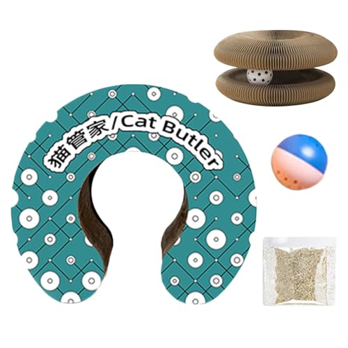 キャットスクラッチボード アコーディオン ポータブル段ボール カラフル スペース節約 おもちゃ