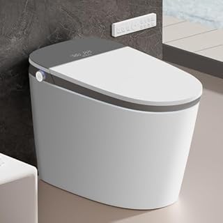 EPLO Smart Toilet Bidet with Auto Open Close,1000 Gram MaP Flush Score,Foam Dispenser, ADA Comfort Height, Blackout Flush,Auto Flush,Heated Seat,One Piece Elongated Toilet with Tank Built in U8MAX