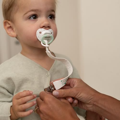 Image of 2-Pack Pacifier Clip Set for Baby Boys - Silicone Pacifier Clips + Holder Case | Keep Pacifier Clean & Secure | Perfect for Stroller & Diaper Bag (0-12 Months)
