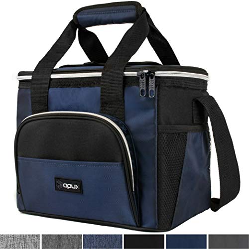 OPUX Insulated Collapsible Soft Cooler 9 Quart | Lunch Bag for Men, Small