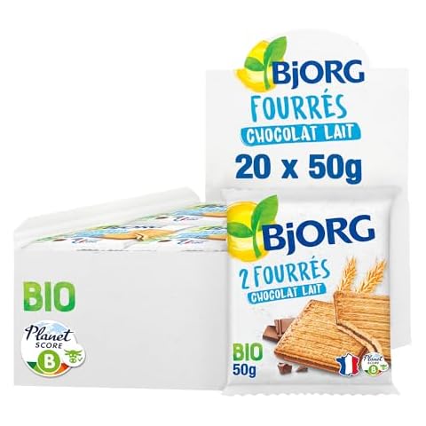Biscuits Fourrés Chocolat Lait BJORG Cover