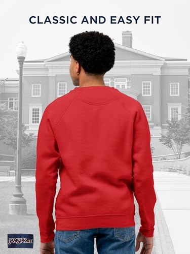 JanSport NCAA Officially Licensed Rival Crew Sweatshirt, Long Sleeve Graphic Pullover for Men & Women, Cotton-Polyester Blend Featuring Collegiate Design & Easy-On Style for Game Days, or Travel - image 4