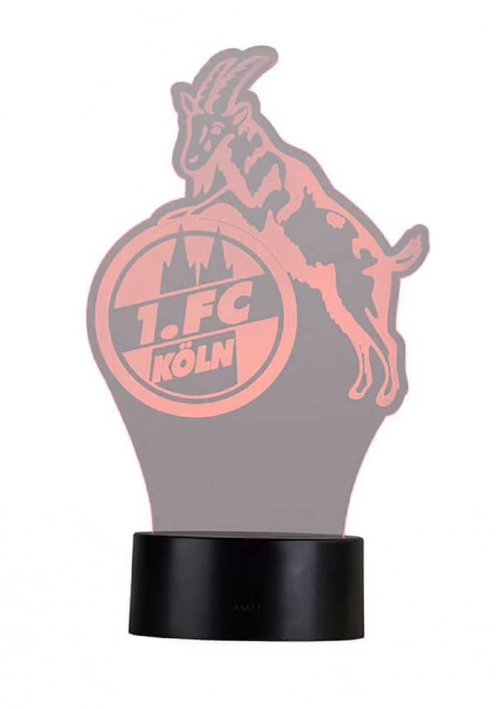 1. FC Köln LED Licht - Logo Hennes - Nachtlicht | Leuchte | Lampe