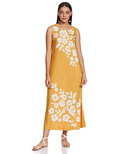 Image of Max Women's Floral Print Sleeveless Midi Dress