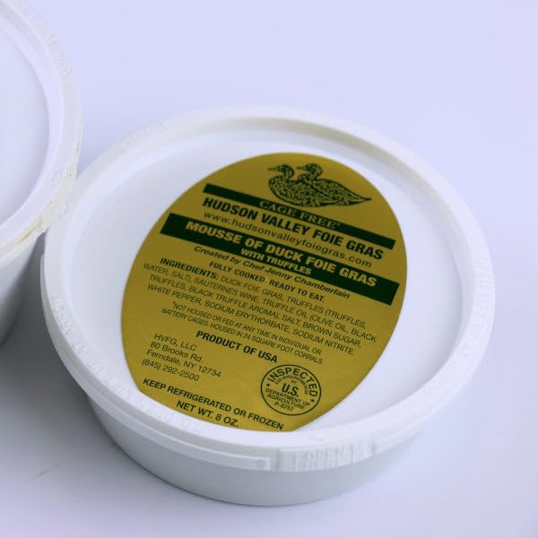 Mousse de Foie Gras de Pato con Trufas Hudson Valley Farms 8 oz