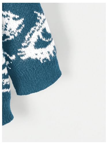 SHENHE Women's Plus Size Button Down Eye Print Goth Cardigan Grunge Punk Sweater Outerwear4