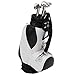 Keenso Desktop Golf Pen Set, Mini Desktop Golf Pen Holder Golf Club Pen Set with 3 Golf Ballpoint Pens Desk Decoration Golf Golfer Fans(Black)