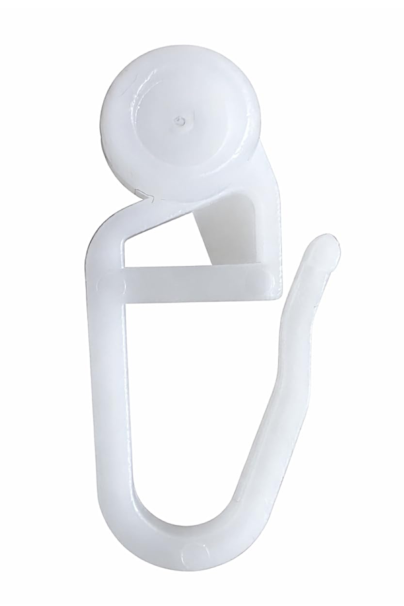 di alta qualità rotoli, gancio pieghevole, tenda roellchen, interno Ruote – Bianco 8 mm – 1000 pezzi