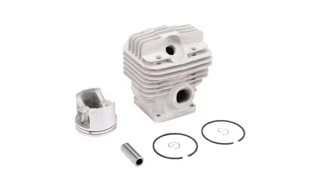 cylingcolors Zylinder + Kolben + Segment kompatibel mit Freischneider stihl 50mm 044 1128 020 1227