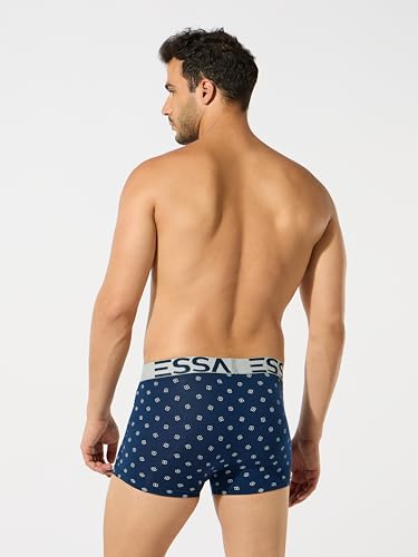 Image of ESSA Men's Cotton Trunks (Pack of 3) | Comfortable & Breathable Underwear, Innerwear Stylish Design | Ideal for Everyday Wear