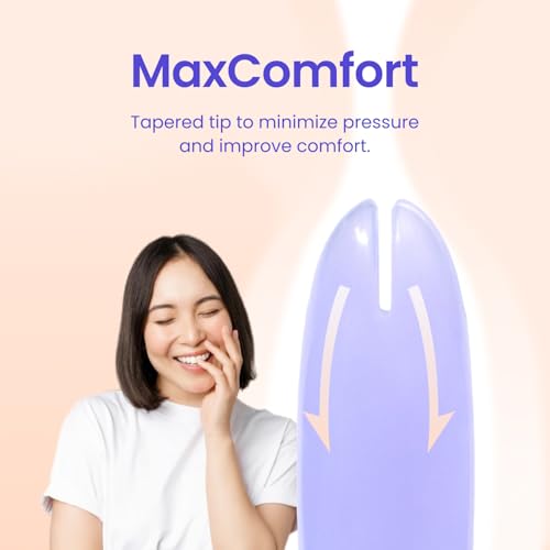 VWELL MaxComfort Tapered Vaginal Rectal Suppository Applicator Fits Most Prescription Capsule, Tablet, Pill, Gel, Cream (Universal)