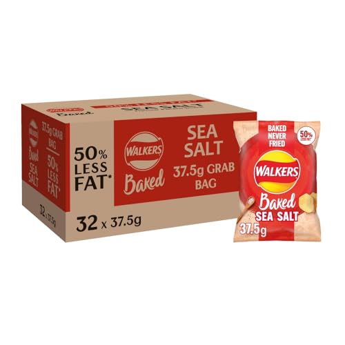 Walkers Baked Sea Salt Snacks Crisps 37.5g