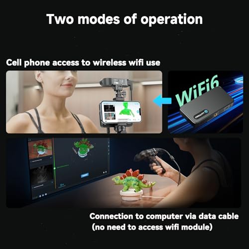 Creality 3D Scanner Ferret Pro para impressão 3D, scanner portátil com precisão de 0,1 mm, digitaliz