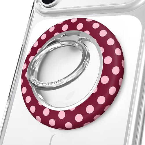 Phone Grip MagSafe Velvet Caviar - Anneau de support magnétique pour iPhone 16 15 14 à pois