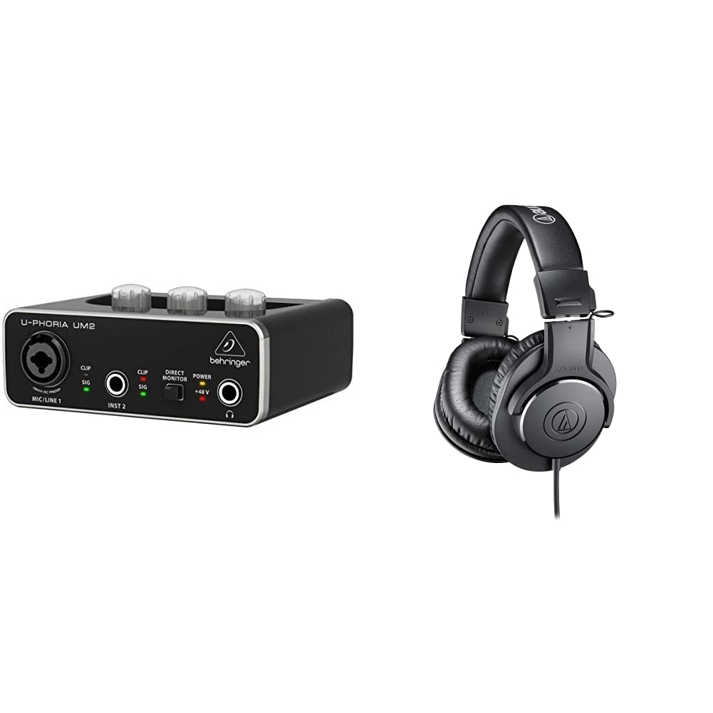 Amazon.com: Behringer U-Phoria UM2 USB Audio Interface and Audio 