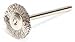 Weiler Stainless Steel Wheel Brush - 0.005 in Bristle Dia Shank Attachment - 3/4 in OD & 37000 Max RPM - 26005 [PRICE is per WHEEL]