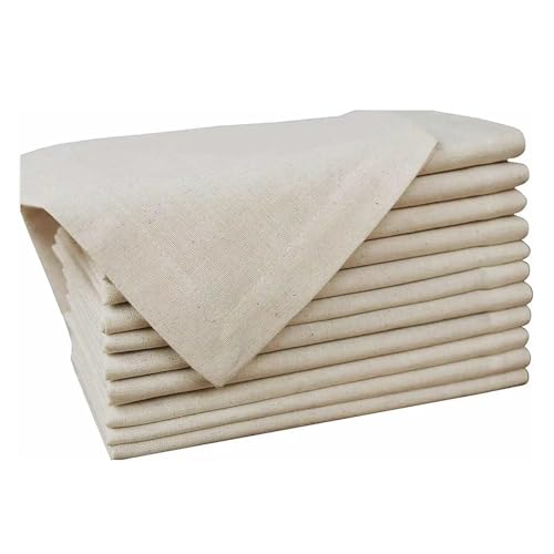 Serviettes de table en lin finies les taches avec ce lot de 6 absorbantes