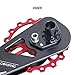 Uqezagpa High Efficiency Cycling Rear Derailleur Pulley Set 16T Aluminum with Ceramic Bearing for R8000 5800 5700 105 Road Bikes