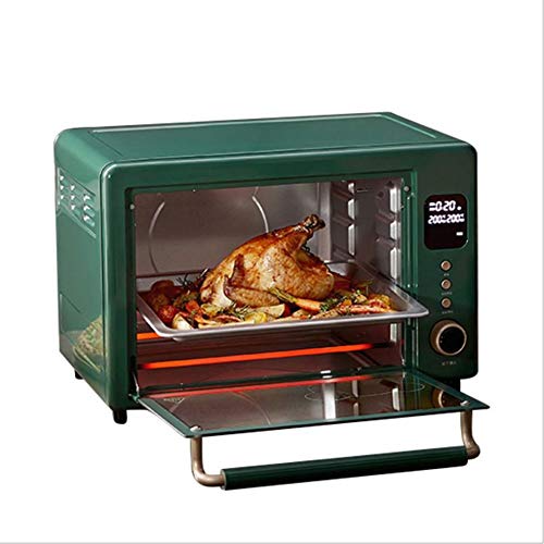 Minibackofen 1600 W Pizzaofen 35 Liter, Herhausnehmbares Krümelblech, Leicht Zu Reinigen, Kann Pizza, Toast, Bagels