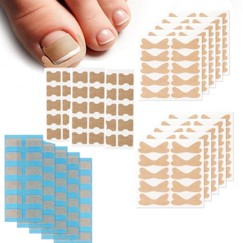 101/190pcs Ingrown Toe Nail Remover, Toenail Corrector Strips and Ingrown Toenail Correction Tool, for Daily Nail Care and Post-Exercise Maintenance (190PCS Brown)