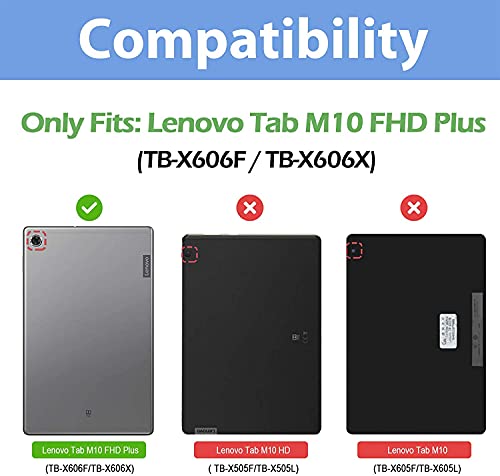 TECHSHIELD® Tempered Glass Screen Protector Compatible with Lenovo Tab M10 Plus FHD 10.3 inch (2nd Gen) TB-X606V (PACK OF 1)