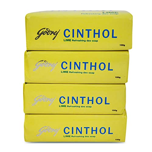 Image of Cinthol Godrej Cinthol Lime Refreshing Deo Soap, 100g (Pack of 4)