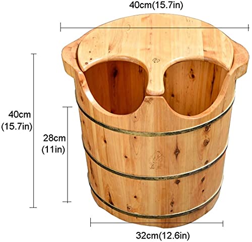 Baño de pies de madera robusto y duradero miniatura 2