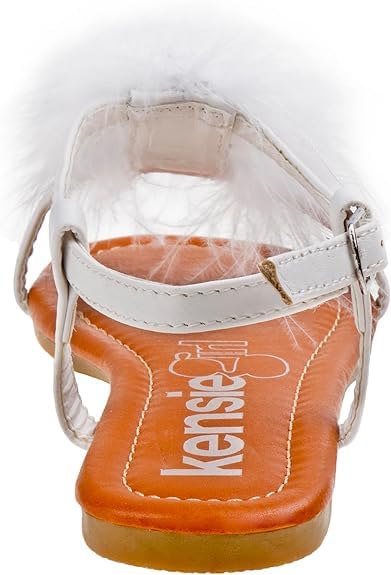 Josmo Girl's Strappy Sandals for Kids Flat3