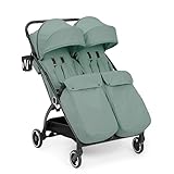 Ickle Bubba Aries Double Max Auto-Fold Kinderwagen (Sage Green) – Schlank...