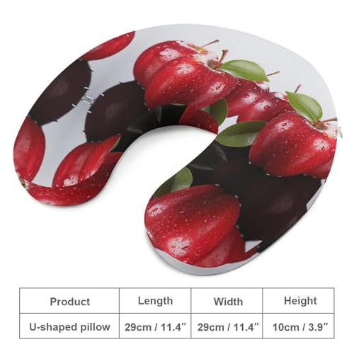 Almohada de viaje de espuma viscoelástica en forma de U miniatura 2