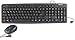 Produktbild PEARL Mouse: Office-Set: optische USB-Maus & Tastatur mit Ziffernblock, schwarz (Keyboard und Maus)