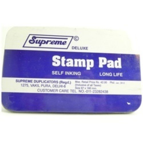 Supreme Stamp Pad Medium (50 pcs) Amazon.in Office Products