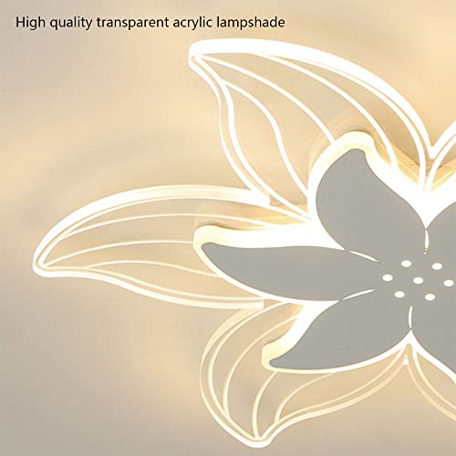 Plafonnier design fleur LED avec éclairage dimmable haute finition