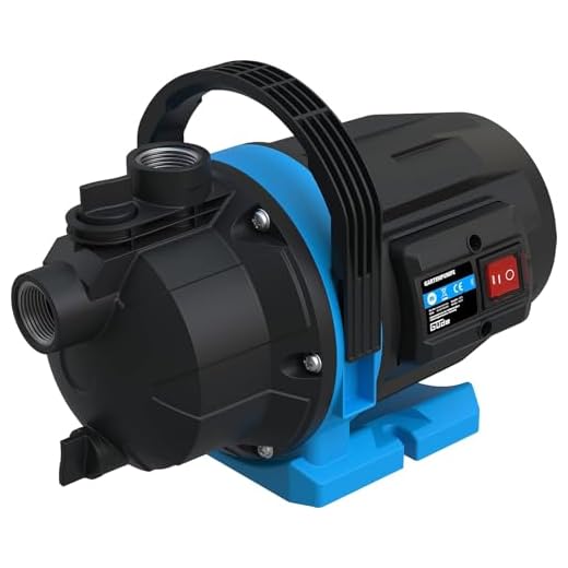 Güde Gartenpumpe GP 6035 (600 W, max. Fördermenge 3200 l/h, Ansaughöhe bis 7 m, Anschlussgewinde 1“ IG, Jet-Pumpe zur Gartenbewässerung)