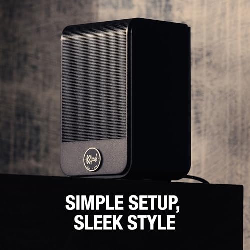 Klipsch Flexus SURR 100 Surround Sound Speakers with Immersive Dolby Atmos Technology - Black - image 6
