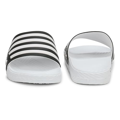Image of Aqualite AL-191 Men Slides Slipper with Slip-on wear, Comfort and Flat Base Flipflop for dailywear uses.