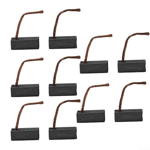 Escobillas de carbono, juego de 10 piezas de 7 x 8 x 19 mm para reemplazo versátil de motor eléctrico, cepillos de carbono, juego de 10 piezas de 7 x 8 x 19 mm para reemplazo versátil de motor
