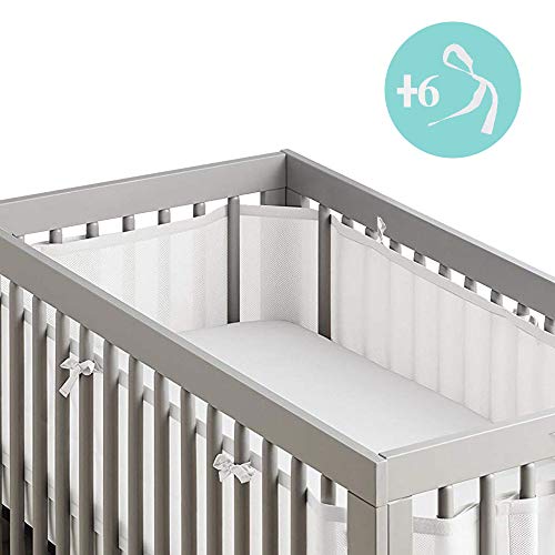 all round cot bumper set
