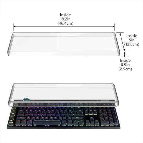 Protector Transparente para Teclado Geekria Compatible Logitech y Corsair miniatura 4