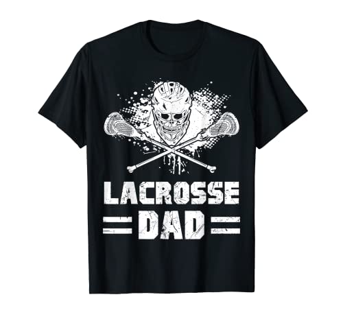 Lacrosse Dad Funny Lacrosse Jugador Día del Padre Camiseta
