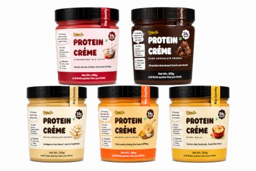 Image of CREME CO. The Complete Collection - All 5 Flavours Gourmet Protein Creme Combo (5 X 200G)