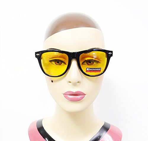 Yellow Sunglasses Night Vision Glasses Reduce Glare Blue Light Blocking Computer Classic Retro Style 5