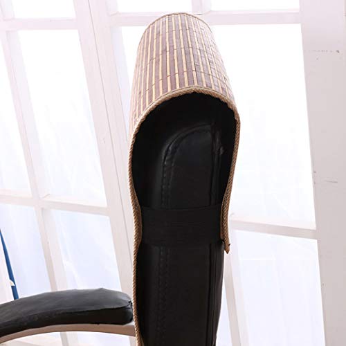 Lucaco Summer Anti-Dust Chair Cover Office Computer Chair Slipcover Bamboo Cool Cushion Removable Seat Case For Home, Firm Decor Stretch Seat Covers, Set Of 1 #TOP4