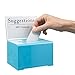 Adir Donation Box with Lock – Acrylic Suggestion Box with Slot, Ballot Lock Box with Sign Holder for Raffle, Tip Jar, Voting, Comments - Cash Donation Boxes for Fundraising (6.25x4.5x 4 Inches)