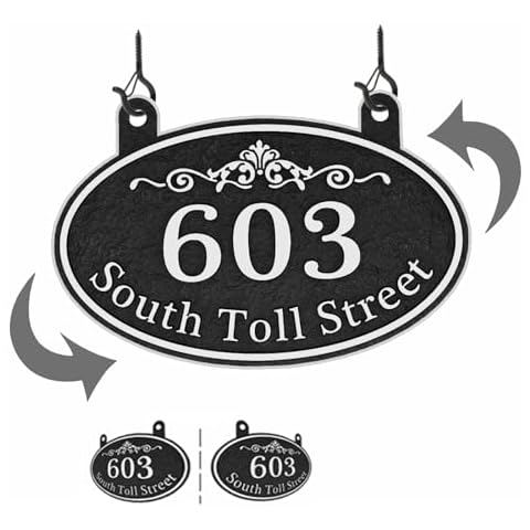 Ayowittu Personalized Address Plaque Cover