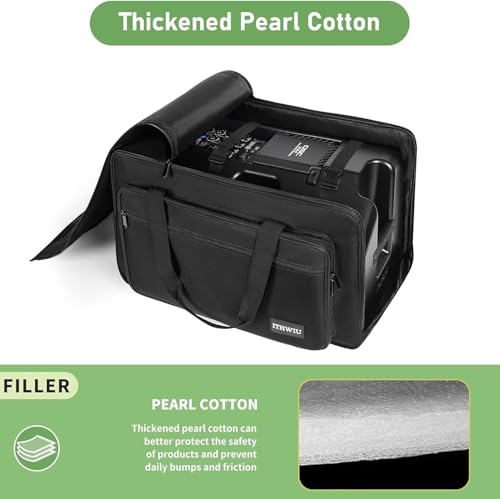Image of Speaker Carrying Bag for ALTO TS412 2500W 12 inch with Thickened Sponge Heavy-Duty Speaker Tote Bag, Black