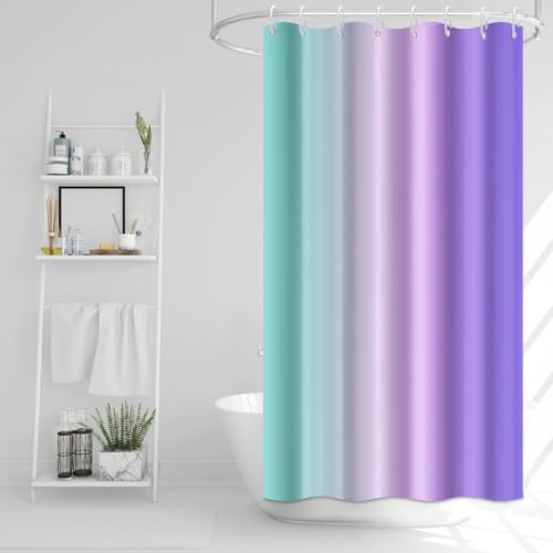 Rideau de douche imperméable bohème 122x183 cm pour stopper l'eau au sol