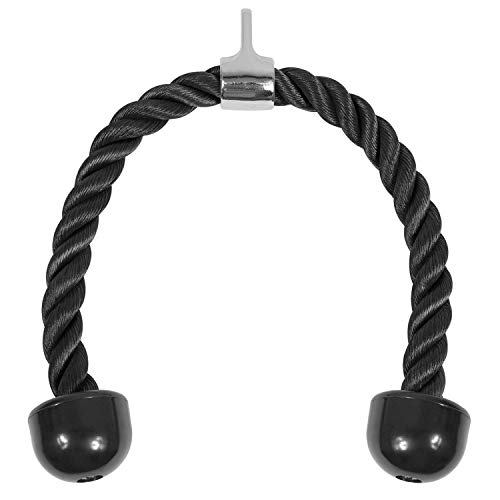 Yes4All Tricep Rope - Exercise Machine Attachment Press Down - 27" Rope Length