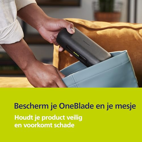 Philips OneBlade reisetui - Perfect voor onderweg, voorkomt schade, compatibel met QP27XX, QP28XX en QP6XXX, model QP401/30 - Afbeelding 4