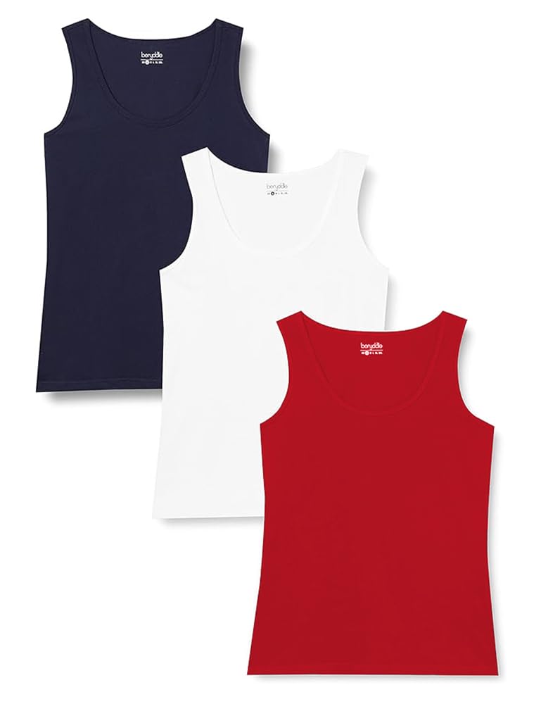 berydale Bd161 Canottiera Donna (Pacco da 3)